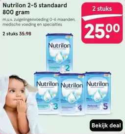 Etos Nutrilon 2-5 standaard aanbieding