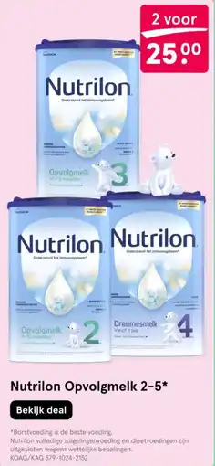 Etos Nutrilon Opvolgmelk 2-5 aanbieding