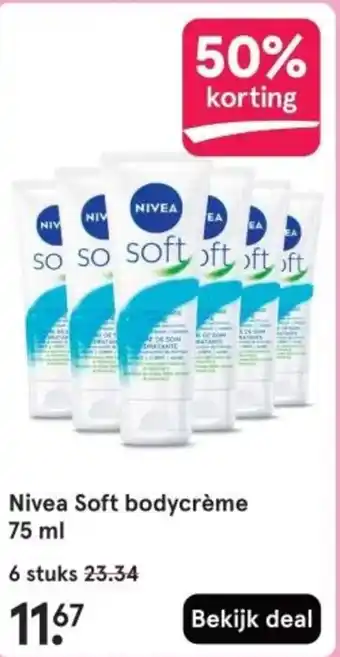 Etos Nivea Soft bodycrème aanbieding