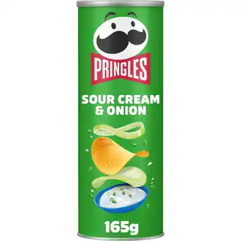 Jumbo Pringles Sour Cream & Onion Chips 165 g aanbieding