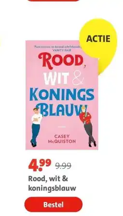 Bruna Rood, wit & koningsblauw aanbieding