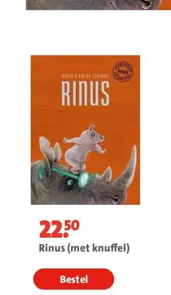 Bruna Rinus (met knuffel) aanbieding