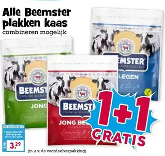 Boon`s Markt Alle Beemster plakken kaas aanbieding