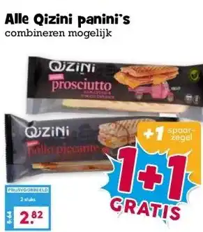 Boon`s Markt Alle Qizini panini's aanbieding