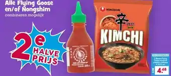 Boon`s Markt Alle Flying Goose en/of Nongshim aanbieding