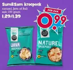 Boon`s Markt Sum&Sam kroepoek aanbieding