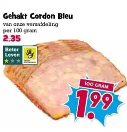 Boon`s Markt Gehakt Cordon Bleu aanbieding