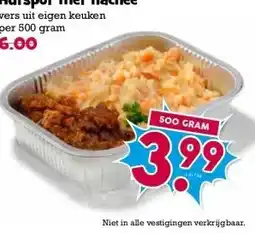 Boon`s Markt Hutspot met hachee aanbieding