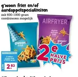 Boon`s Markt g'woon friet en/of aardappelspecialiteiten aanbieding