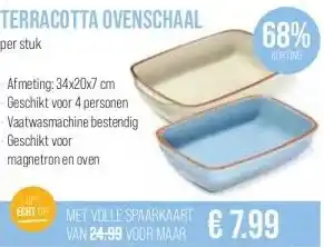 Boon`s Markt TERRACOTTA OVENSCHAAL aanbieding