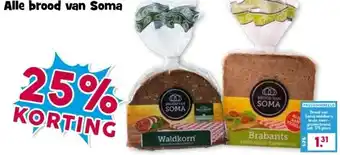 Boon`s Markt Alle brood van Soma aanbieding