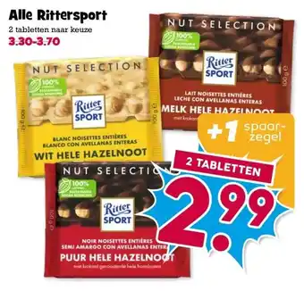 Boon`s Markt Alle Rittersport aanbieding