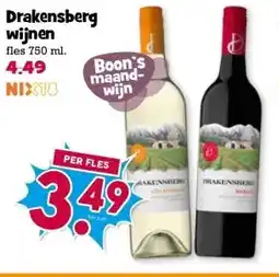 Boon`s Markt Drakensberg wijnen fles 750 ml. aanbieding