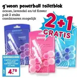 Boon`s Markt g'woon powerball toiletblok aanbieding