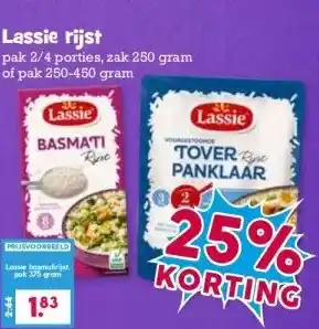 Boon`s Markt Lassie rijst aanbieding