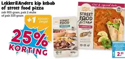 Boon`s Markt Lekker&Anders kip kebab of street food pizza aanbieding