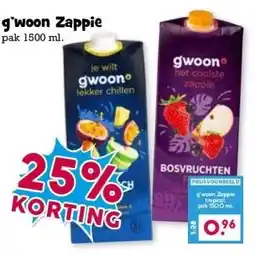 Boon`s Markt g'woon Zappie aanbieding