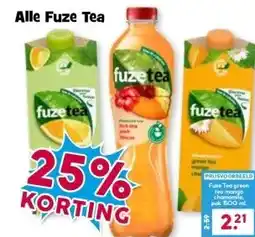 Boon`s Markt Alle Fuze Tea aanbieding