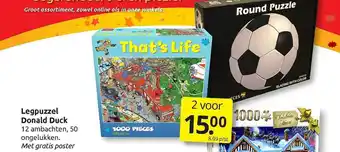 Boekenvoordeel Legpuzzel Donald Duck aanbieding