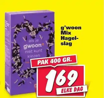 Nettorama G'woon Mix Hagelslag 400gr aanbieding