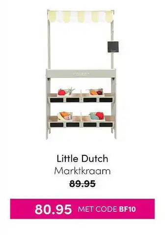 Baby & Tiener Little Dutch Marktkraam aanbieding