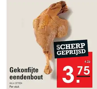 De Kweker Gekonfijte Eendenbout aanbieding