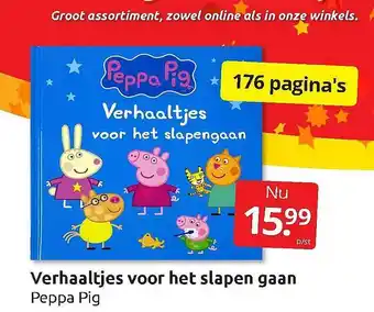 Boekenvoordeel Verhaaltjes Voor Het Slapen Gaan Peppa Pig aanbieding