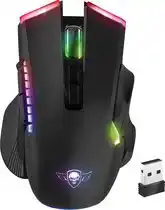 Bol.com Spirit of Gamer Gaming Muis – Muis – Muis Draadloos – 8 Knoppen – RGB – 4800 DPI – Zwart aanbieding