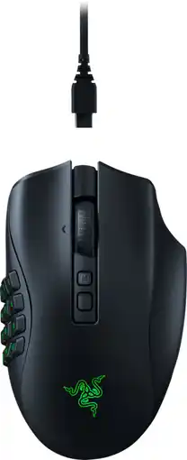 MediaMarkt RAZER Naga V2 Pro Wireless MMO Gaming Mouse aanbieding