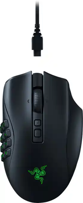 MediaMarkt RAZER Naga V2 Pro Wireless MMO Gaming Mouse aanbieding