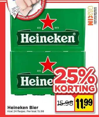 Vomar Voordeelmarkt Heineken Bier 25% Korting aanbieding