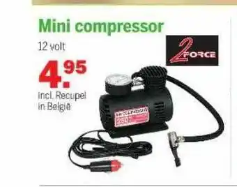 Van Cranenbroek 2Force Mini Compressor aanbieding