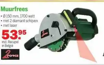 Van Cranenbroek 2Force Muurfrees 1700 watt aanbieding