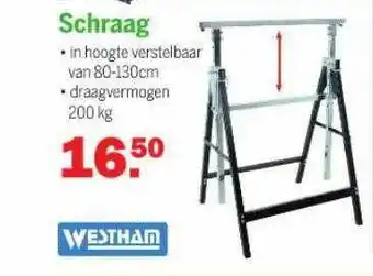 Van Cranenbroek Westham Schraag aanbieding