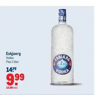 Makro Esbjaerg vodka 1 liter aanbieding