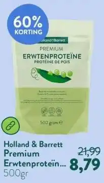 Holland & Barrett Premium Erwtenproteïne Poeder aanbieding