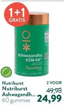 Holland & Barrett Nutriburst Ashwagandha KSM-66 - 60 gummies aanbieding