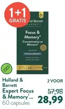 Holland & Barrett Expert Focus & Memory¹  Liposomaal aanbieding