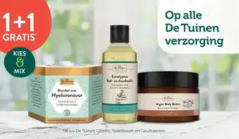 Holland & Barrett 1+1 GRATIS Op alle De Tuinen verzorging aanbieding