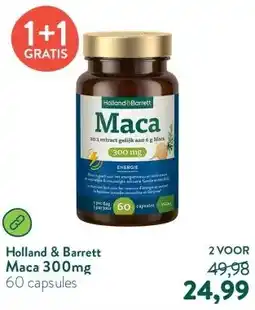 Holland & Barrett Maca 300mg aanbieding