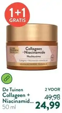 Holland & Barrett Collageen + Niacinamide Nachtcrème aanbieding