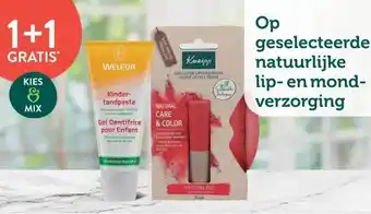 Holland & Barrett 1+1 GRATIS* Ор geselecteerde natuurlijkelip- en mond- verzorging aanbieding