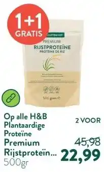 Holland & Barrett Premium Rijstproteïne Poeder aanbieding