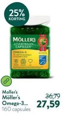 Holland & Barrett Möller's Omega-3 Levertraan Capsules aanbieding