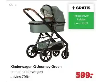 Baby-Dump Kinderwagen Q-Journey Groen aanbieding