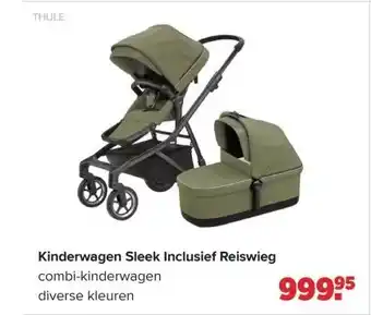 Baby-Dump Kinderwagen Sleek Inclusief Reiswieg aanbieding