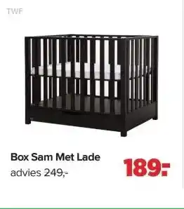 Baby-Dump Box Sam Met Lade aanbieding