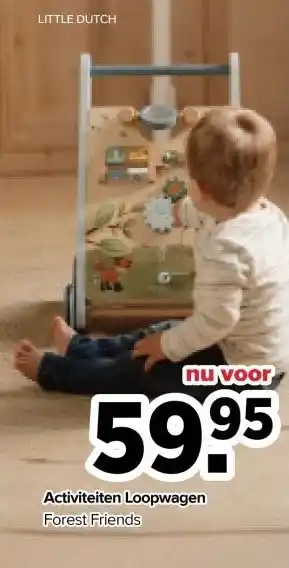 Baby-Dump Activiteiten Loopwagen aanbieding