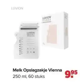 Baby-Dump Melk Opslagzakje Vienna aanbieding