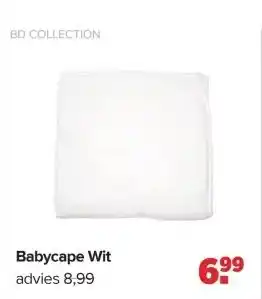 Baby-Dump Babycape Wit aanbieding